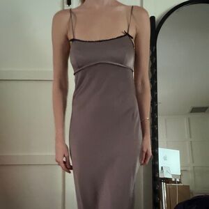Nia Lee Mauve Slip Dress